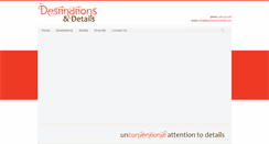 Desktop Screenshot of destinations-details.com
