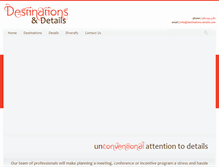 Tablet Screenshot of destinations-details.com
